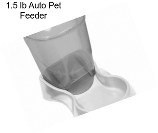 1.5 lb Auto Pet Feeder