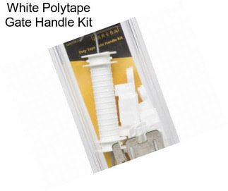 White Polytape Gate Handle Kit