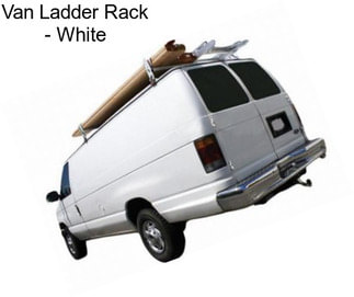 Van Ladder Rack - White