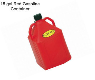 15 gal Red Gasoline Container