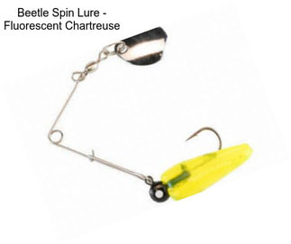 Beetle Spin Lure - Fluorescent Chartreuse