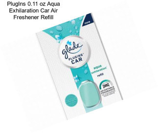 PlugIns 0.11 oz Aqua Exhilaration Car Air Freshener Refill