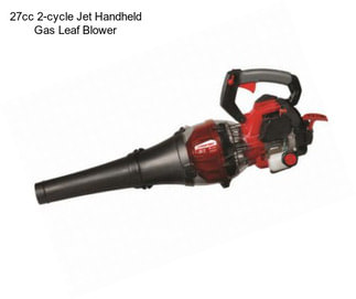 27cc 2-cycle Jet Handheld Gas Leaf Blower