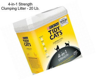 4-in-1 Strength Clumping Litter - 20 Lb.