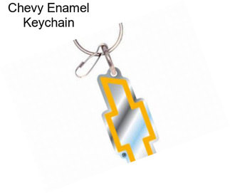 Chevy Enamel Keychain