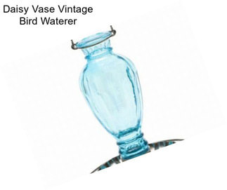 Daisy Vase Vintage Bird Waterer