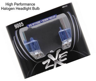 High Performance Halogen Headlight Bulb