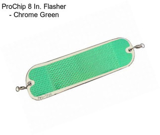 ProChip 8 In. Flasher - Chrome Green