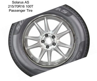 Solarus AS 215/70R16 100T Passenger Tire