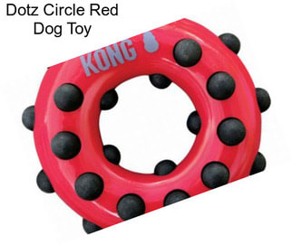 Dotz Circle Red Dog Toy