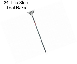 24-Tine Steel Leaf Rake