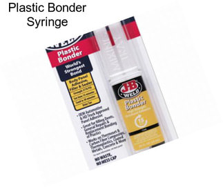 Plastic Bonder Syringe