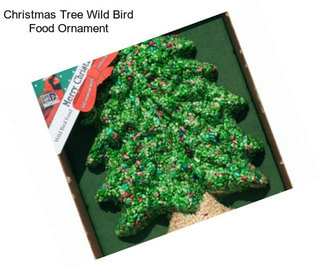 Christmas Tree Wild Bird Food Ornament