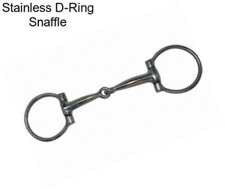 Stainless D-Ring Snaffle