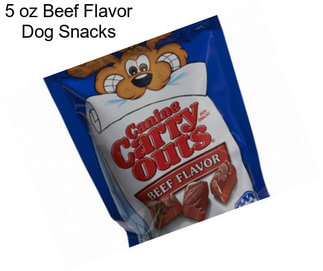 5 oz Beef Flavor Dog Snacks
