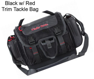 Black w/ Red Trim Tackle Bag