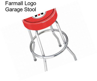 Farmall Logo Garage Stool