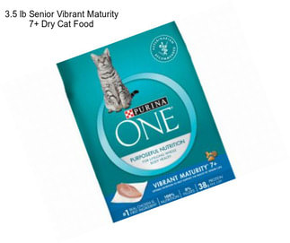 3.5 lb Senior Vibrant Maturity 7+ Dry Cat Food