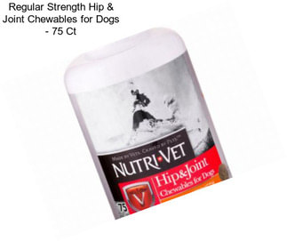 Regular Strength Hip & Joint Chewables for Dogs - 75 Ct