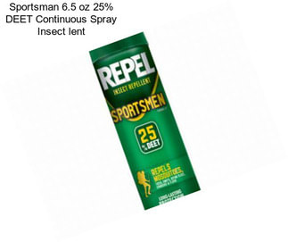 Sportsman 6.5 oz 25% DEET Continuous Spray Insect lent