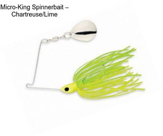 Micro-King Spinnerbait – Chartreuse/Lime