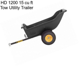 HD 1200 15 cu ft Tow Utility Trailer