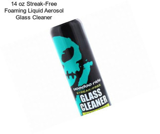 14 oz Streak-Free Foaming Liquid Aerosol Glass Cleaner