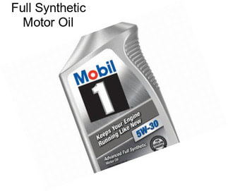 Full Synthetic Motor Oil