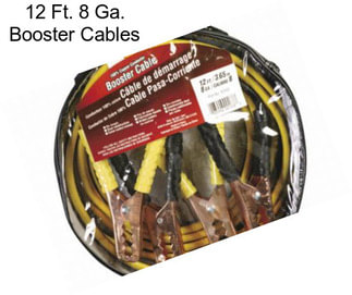 12 Ft. 8 Ga. Booster Cables