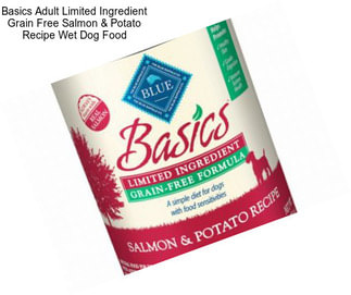 Basics Adult Limited Ingredient Grain Free Salmon & Potato Recipe Wet Dog Food