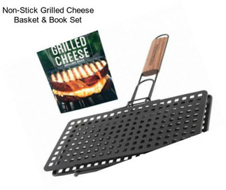 Non-Stick Grilled Cheese Basket & Book Set