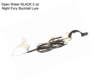 Open Water KLACK 2 oz Night Fury Bucktail Lure