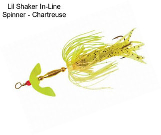 Lil Shaker In-Line Spinner - Chartreuse