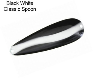 Black White Classic Spoon