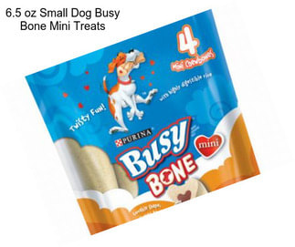 6.5 oz Small Dog Busy Bone Mini Treats