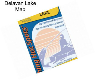 Delavan Lake Map