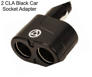 2 CLA Black Car Socket Adapter
