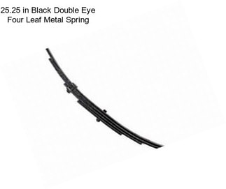 25.25 in Black Double Eye Four Leaf Metal Spring