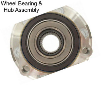 Wheel Bearing & Hub Assembly