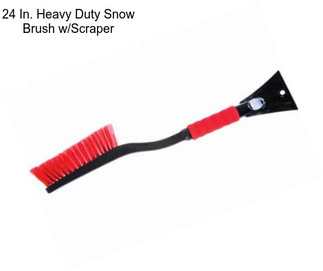 24 In. Heavy Duty Snow Brush w/Scraper