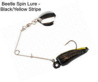 Beetle Spin Lure - Black/Yellow Stripe