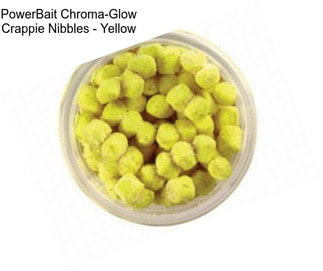 PowerBait Chroma-Glow Crappie Nibbles - Yellow