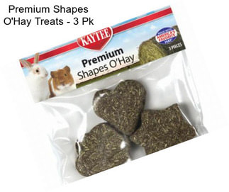 Premium Shapes O\'Hay Treats - 3 Pk