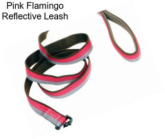 Pink Flamingo Reflective Leash