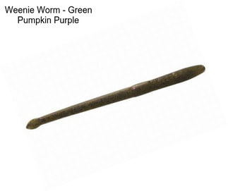Weenie Worm - Green Pumpkin Purple