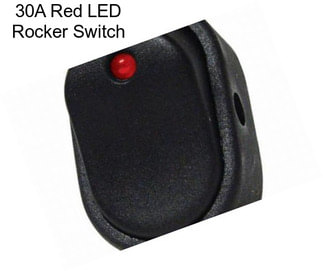 30A Red LED Rocker Switch