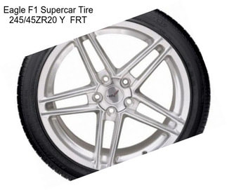 Eagle F1 Supercar Tire 245/45ZR20 Y  FRT