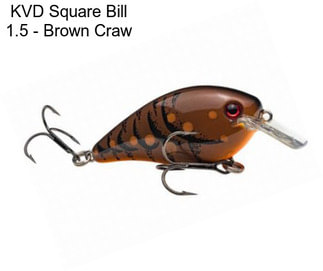 KVD Square Bill 1.5 - Brown Craw