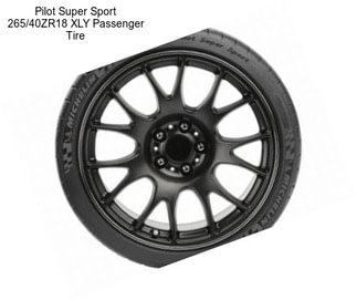 Pilot Super Sport 265/40ZR18 XLY Passenger Tire