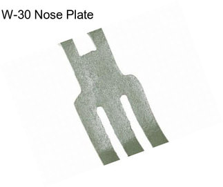 W-30 Nose Plate